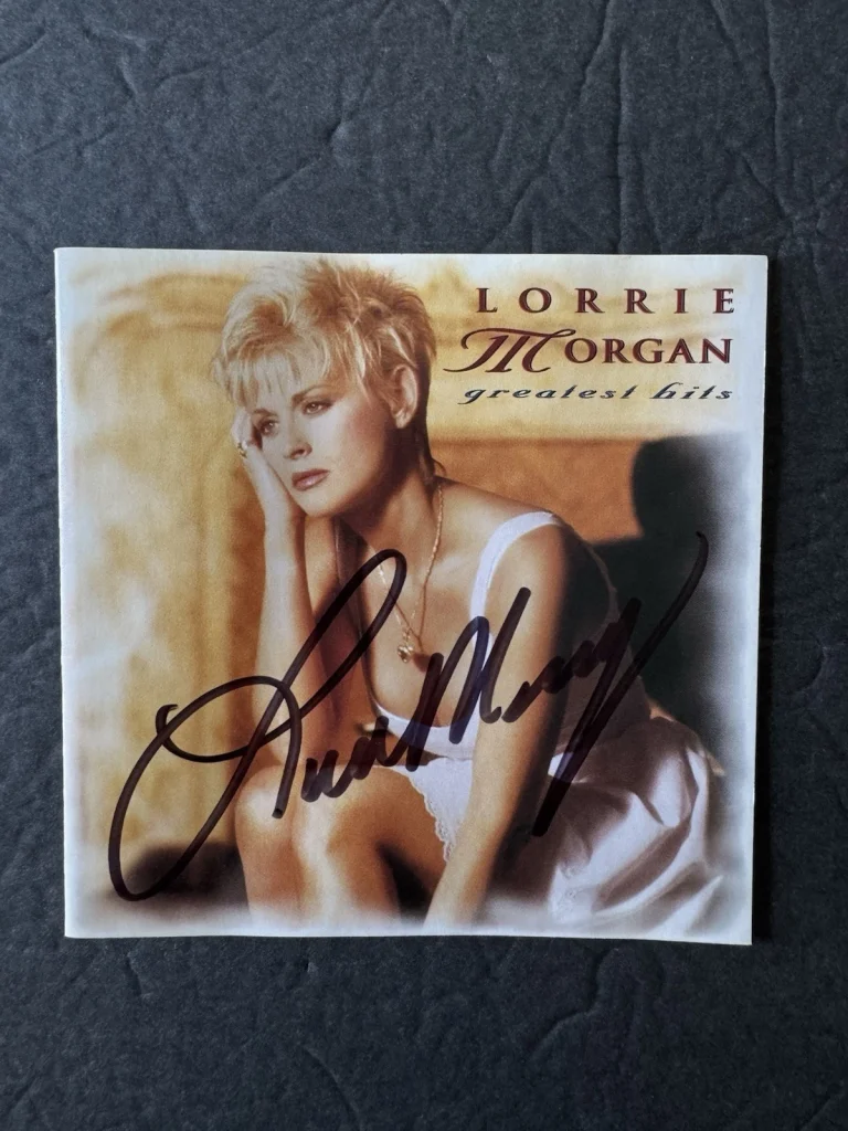 Lorrie Morgan Signed Cd Greatest Hits Autograph Country JSA COA Autographed