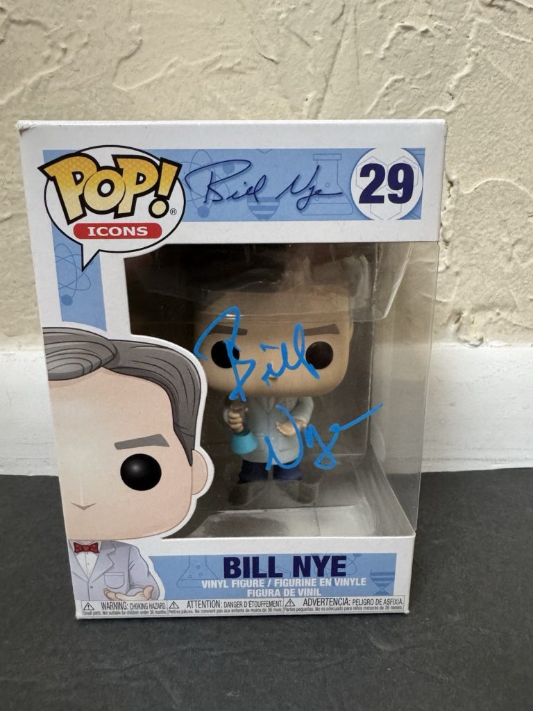 BILL NYE SIGNED Funko Pop 29 Autographed JSA COA The Science Guy Autograph