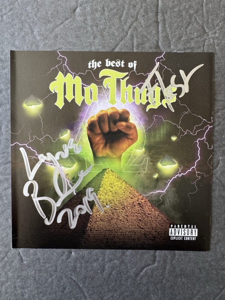 Layzie Bone & Flesh Signed CD The Best Of Mo Thugs Autograph JSA COA