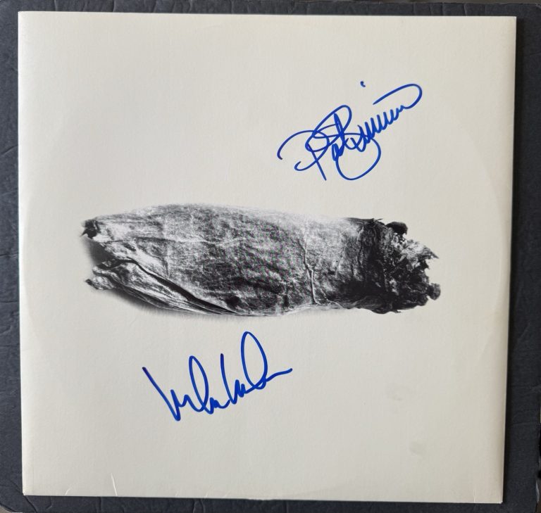 The Doobie Brothers Signed Vinyl Insert Michael McDonald Patrick Simmons JSA COA