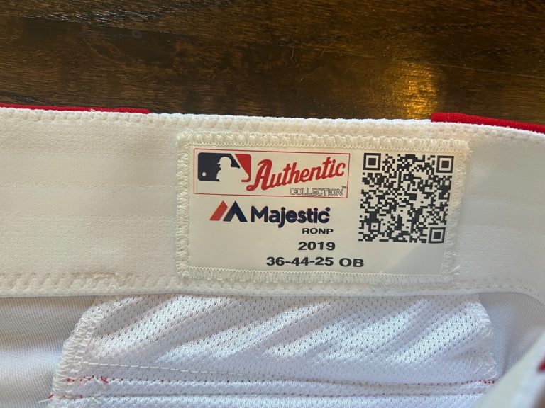 GAME ISSUED MAJESTIC MLB BASEBALL PANTS TBTC KANSAS CITY ROYALS SIZE 36-44-25
