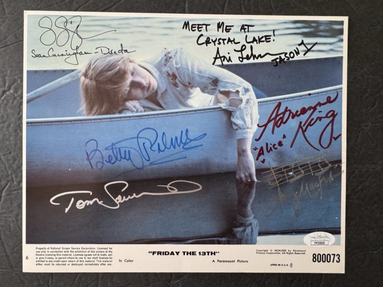 Betsy Palmer Friday The 13th Signed 8x10 Lobby Card Photo + 5 JSA autographed