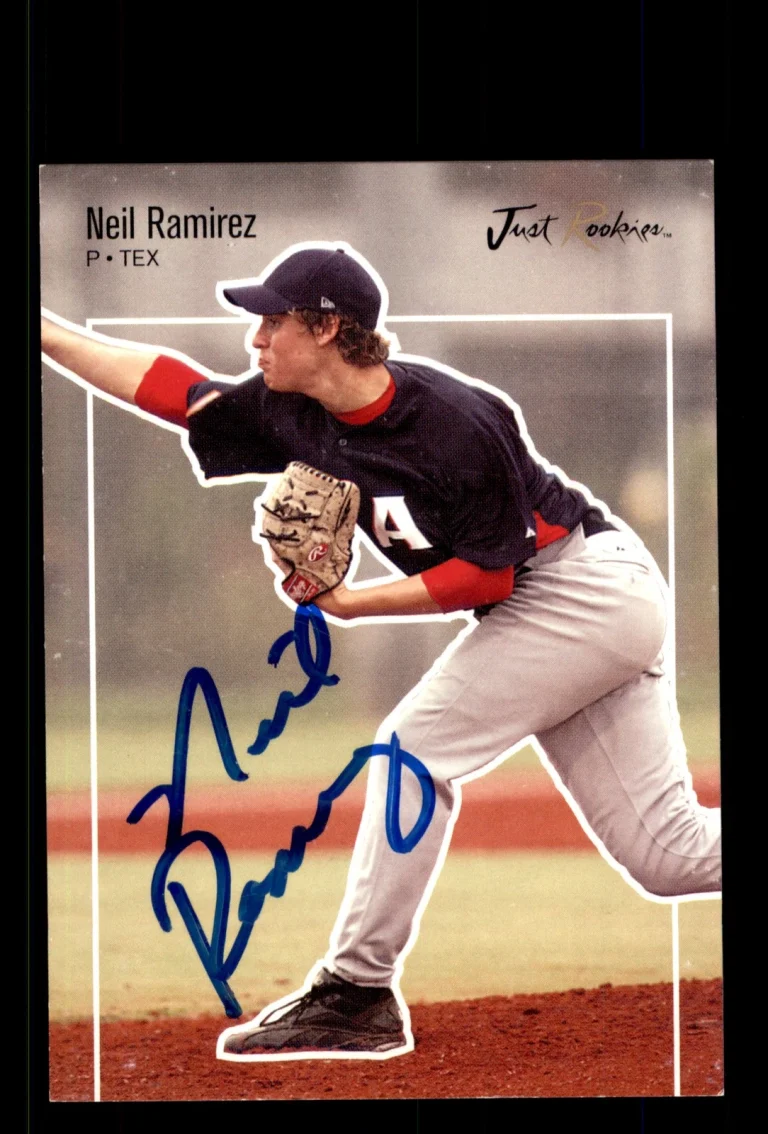 Signed Baseball Card Auto Neil Ramirez 2007 Just Minors Just Rookies #JR-48