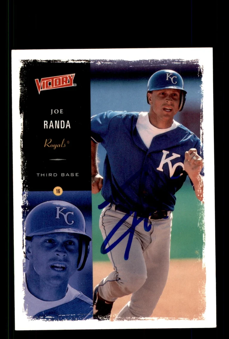 Signed Baseball Card Auto Joe Randa 2000 Upper Deck Victory #279 Royals