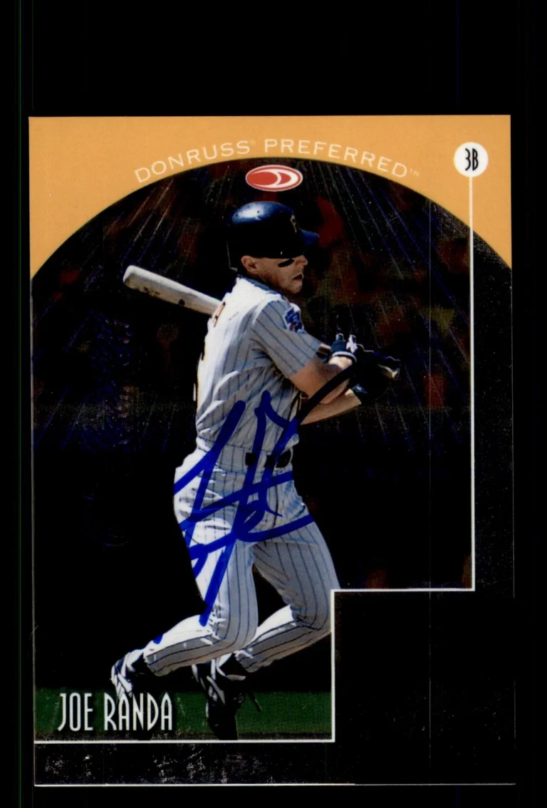 Signed Baseball Card Auto Joe Randa 1998 Donruss Preferred #85 Pirates