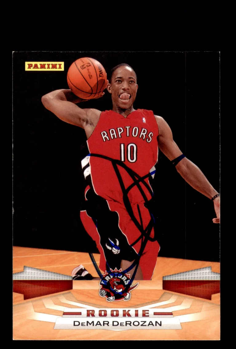 Signed Basketball Card Auto DeMar DeRozan 2009-10 Panini #359 Toronto Raptors