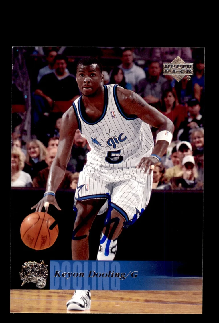 Signed Basketball Card Auto Keyon Dooling 2006-07 Upper Deck #139 Orlando Magic