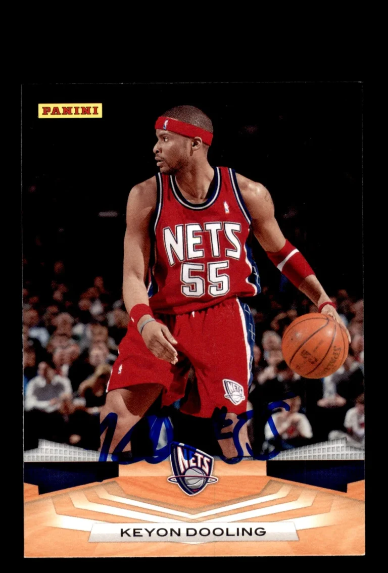 Signed Basketball Card Auto Keyon Dooling 2009-10 Panini #19 New Jersey Nets