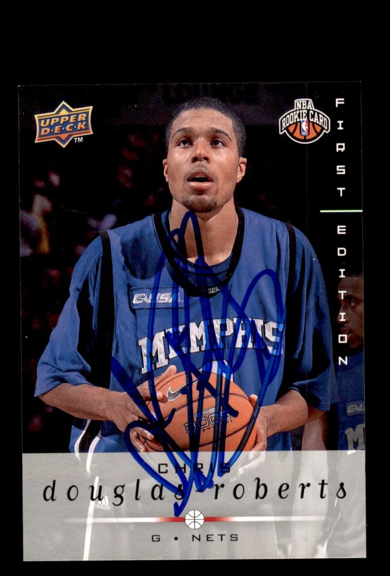 Signed Basketball Card Auto Chris Douglas-Roberts 2008-09 Upper Deck First Ed.