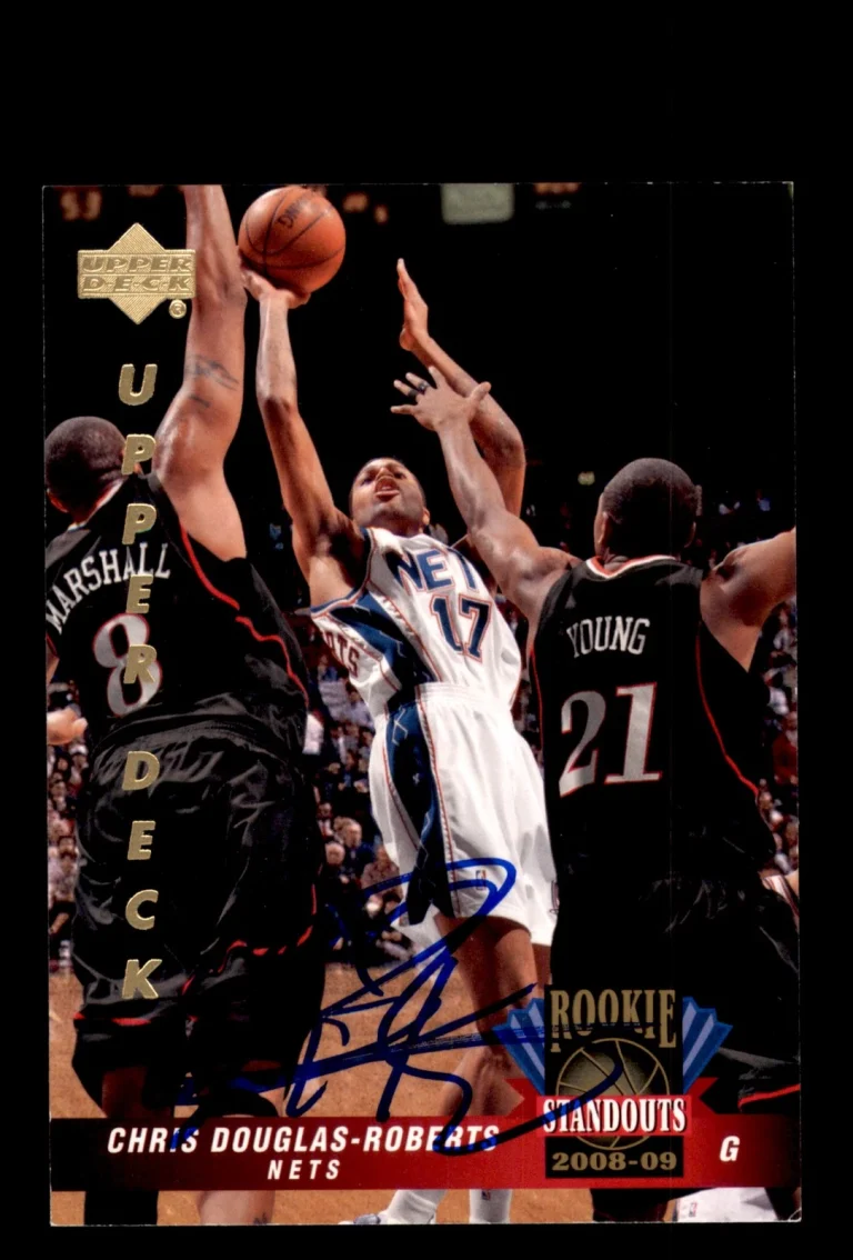 Signed Basketball Card Auto Chris Douglas-Roberts 2008-09 Upper Deck Lineage