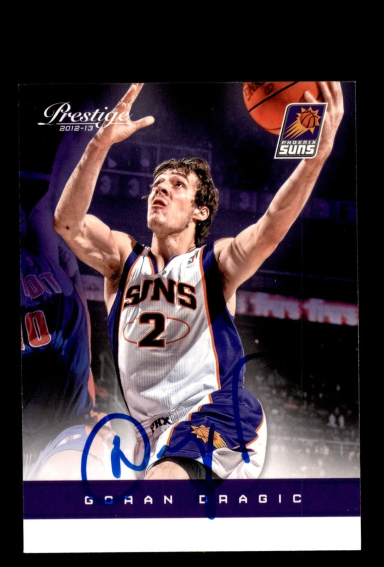 Signed Basketball Card Auto Goran Dragic 2012-13 Panini Prestige #38 Suns