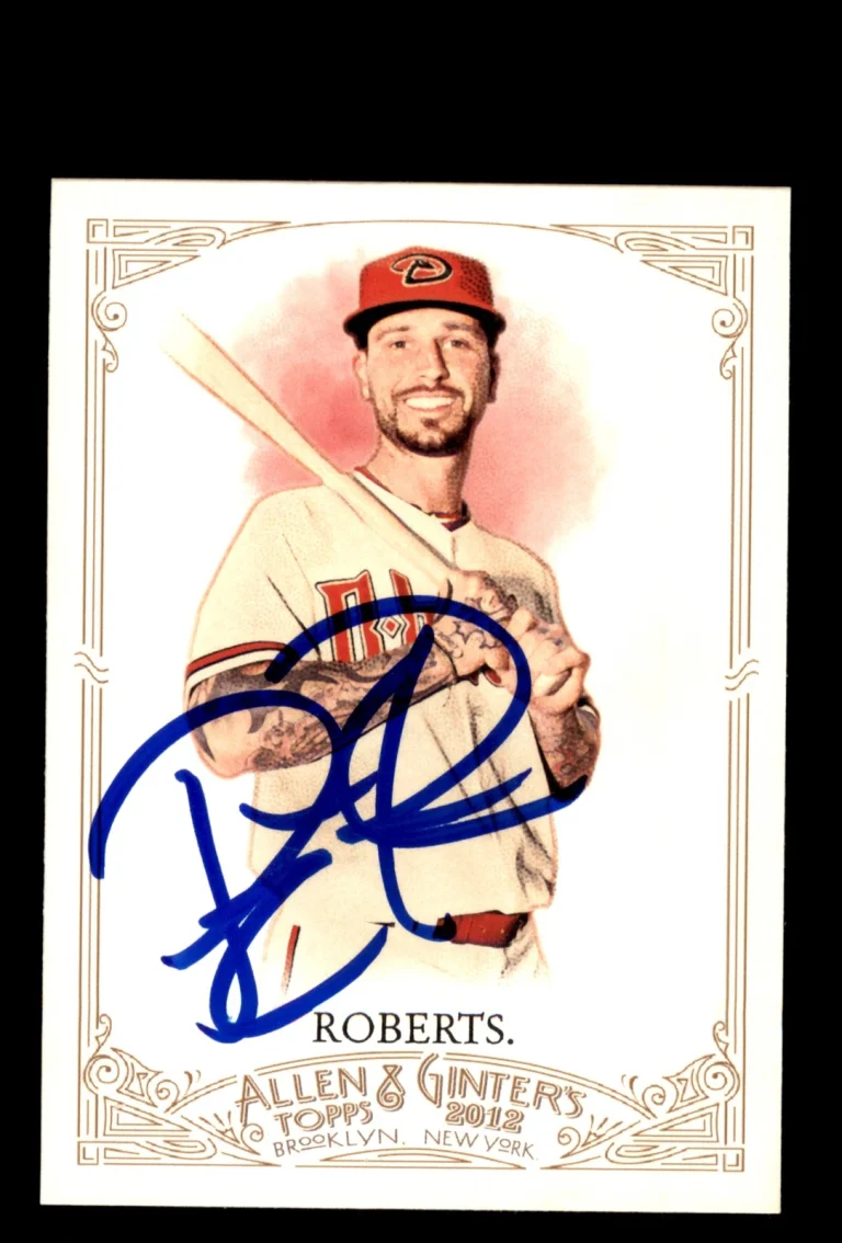 Signed Baseball Card Auto Ryan Roberts 2012 Topps Allen & Ginter #323 A&G