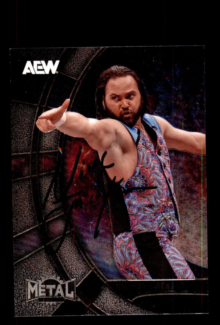 Signed AEW Card Auto Nicholas Nick Jackson 2025 SkyBox Metal Universe #64