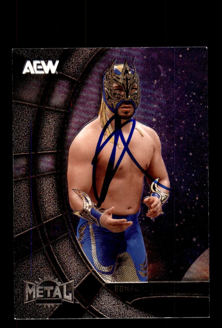Signed AEW Card Auto Komander 2025 SkyBox Metal Universe AEW #2