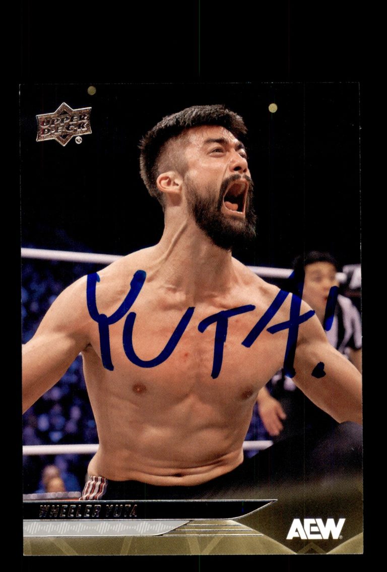 Signed Wrestling Card Auto Wheeler Yuta 2025 Upper Deck AEW #59
