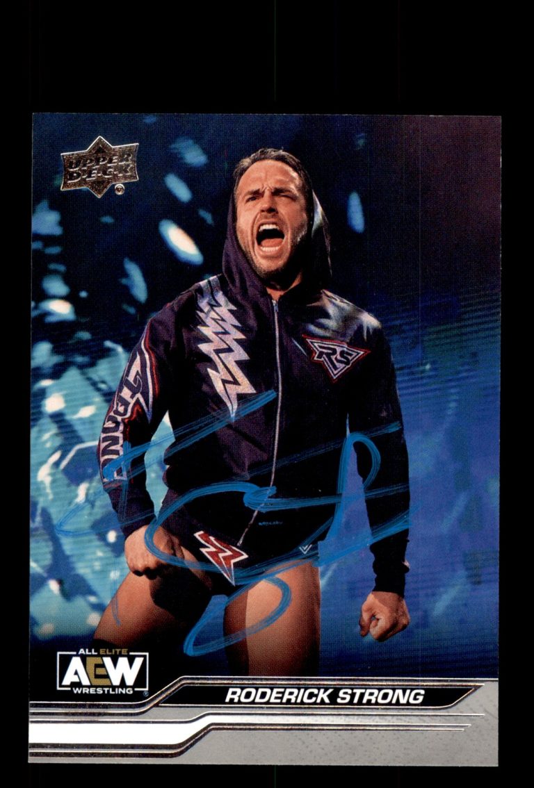 Signed AEW Card Auto Roderick Strong 2024 Upper Deck AEW #25