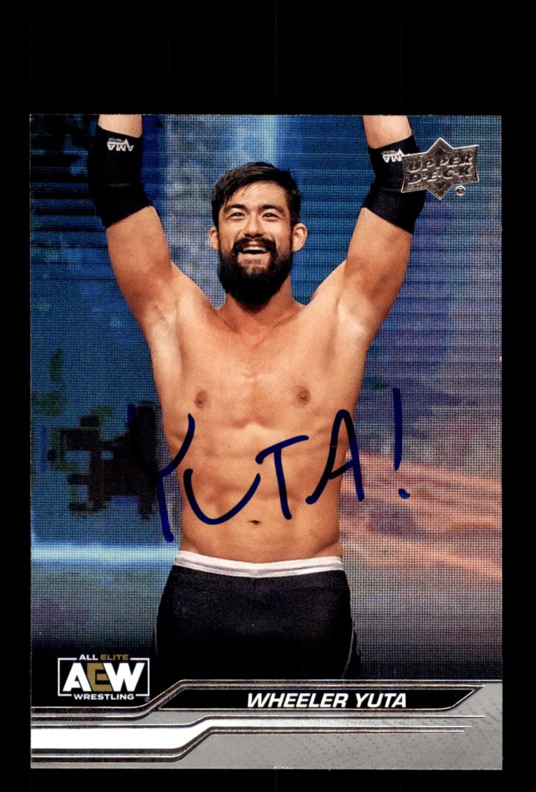 Signed AEW Card Auto Wheeler Yuta 2024 Upper Deck AEW #23