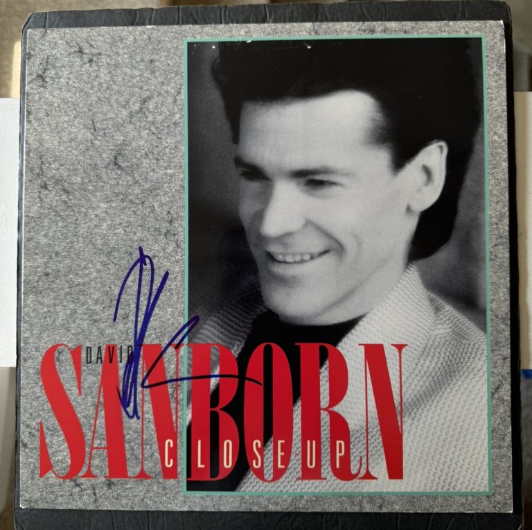 DAVID SANBORN SIGNED VINYL CLOSE UP JAZZ GREAT JSA COA AUTOGRAPHED ALBUM RECORD