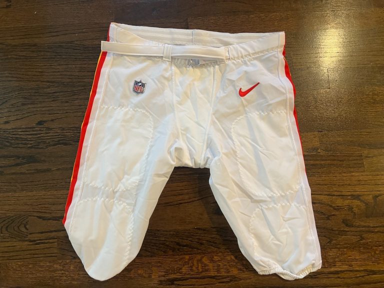 2022 GAME ISSUED KANSAS CITY CHIEFS FOOTBALL PANTS * NOT USED * WHITE SIZE 44