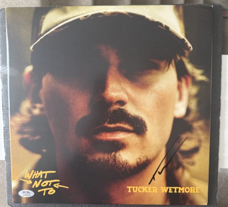 TUCKER WETMORE SIGNED WHAT NOT TO LP VINYL RECORD ALBUM AUTOGRAPHED PSA/DNA COA
