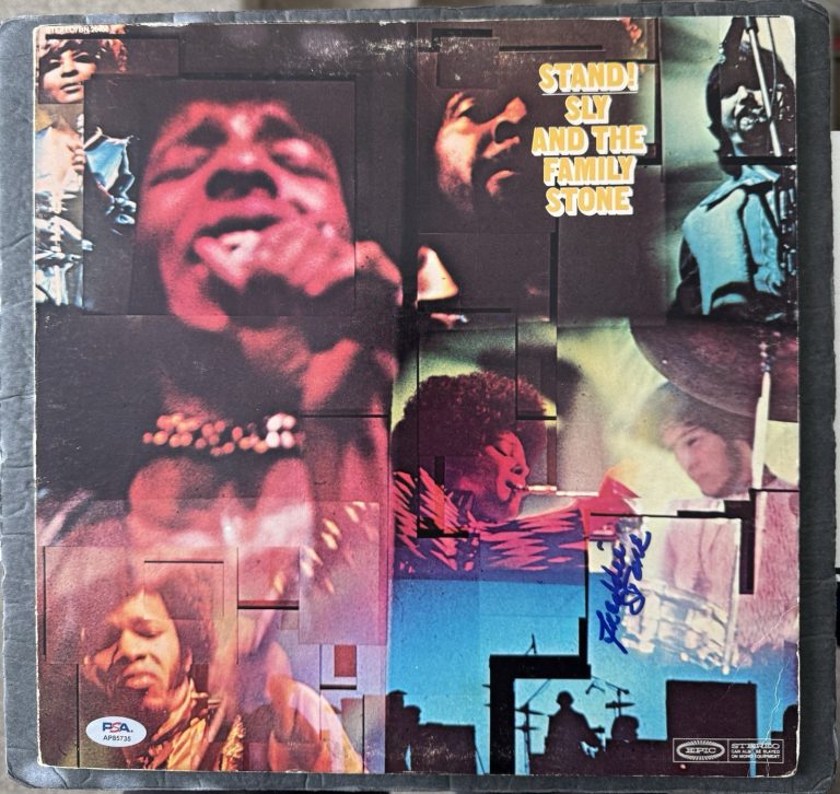 Sly & The Family Stone Signed  Vinyl Stand Freddie Stone Autograph PSA/DNA COA