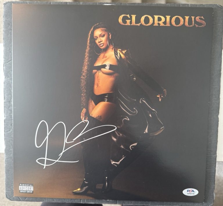 GLORILLA Signed Vinyl Glorious Let Her Cook Gold Record PSA/DNA COA autograph