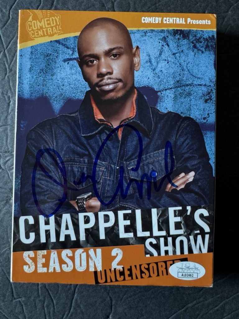 Dave Chappelle Signed DVD Season 2 Chappelle Show JSA COA Autograph Comedian