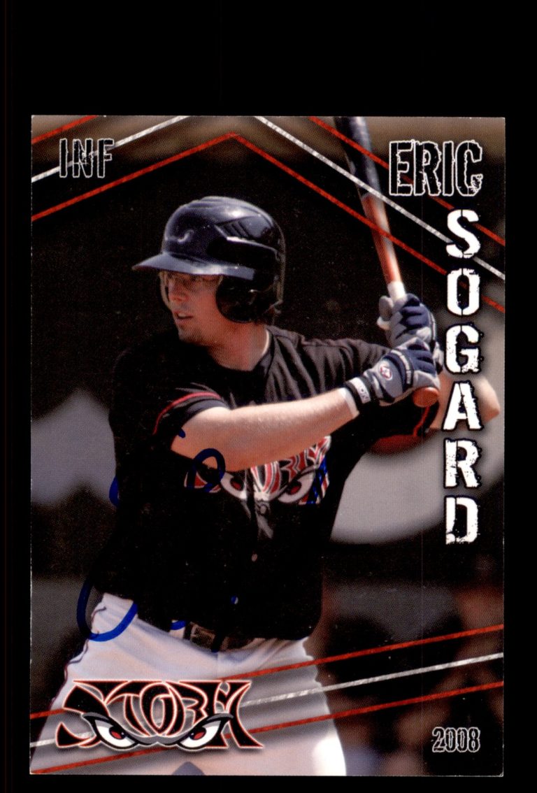 Signed Baseball Card Auto Eric Sogard 2008 Grandstand Lake Elsinore Storm