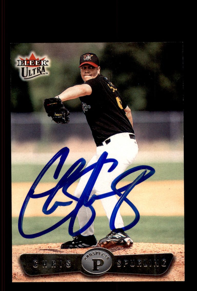 Signed Baseball Card Auto Chris Spurling 2002 Ultra #254 Pittsburgh Pirates