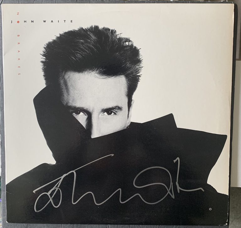JOHN WAITE SIGNED NO BRAKES VINYL  AUTOGRAPHED PSA/DNA COA MISSING YOU RECORD LP