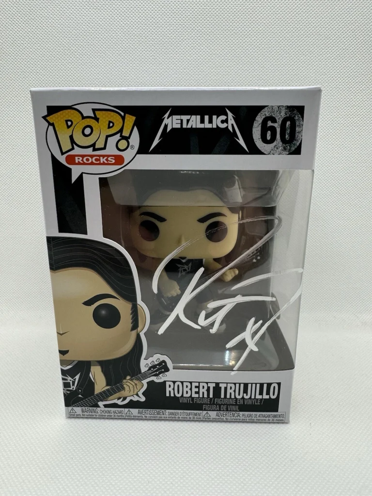 Robert Trujillo Metallica Pop Rocks 60 Signed Funko Pop Autographed JSA COA