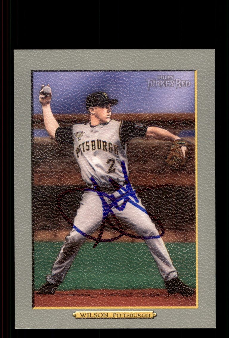Signed Baseball Card Auto Jack Wilson 2006 Topps Turkey Red #396 Pirates