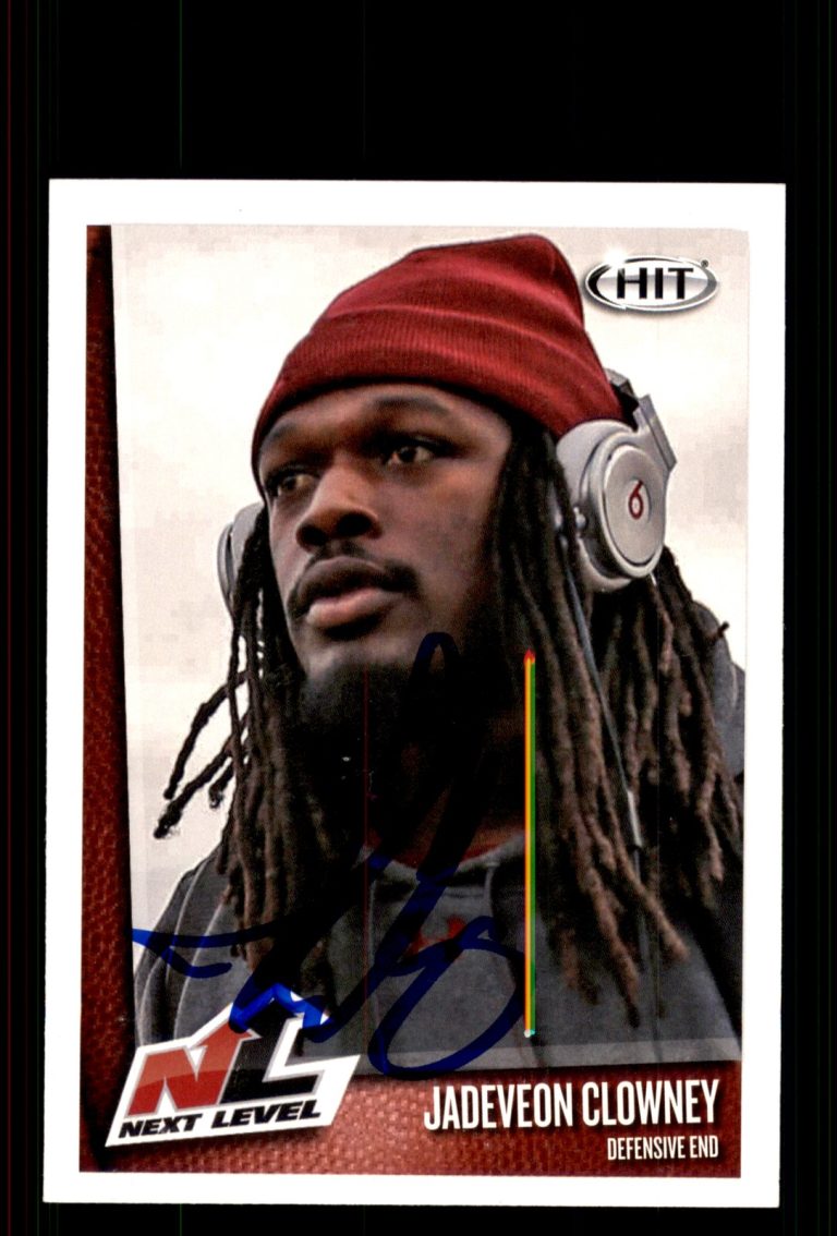 Signed Football Card Auto Jadeveon Clowney 2014 SAGE HIT #77 South Carolina