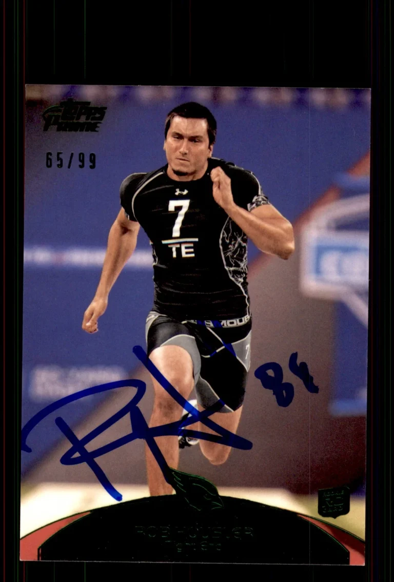 Signed Football Card Auto Rob Housler 2011 Topps Prime #12 Arizona Cardinals /99