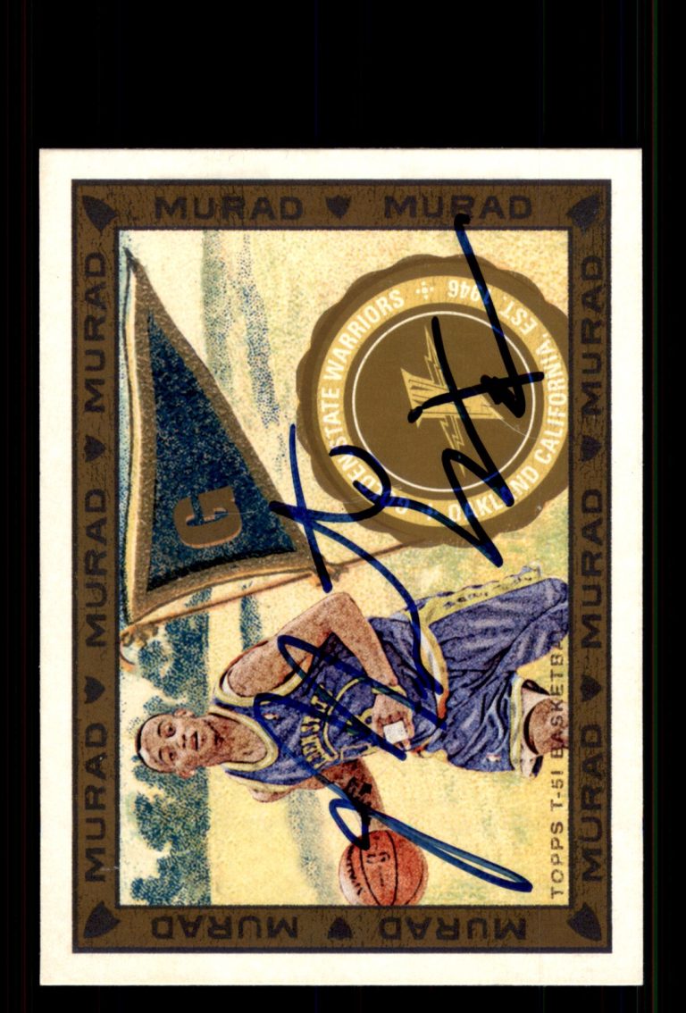 Signed Basketball Card Auto Monta Ellis 2008-09 Topps T-51 Murad #34 Warriors