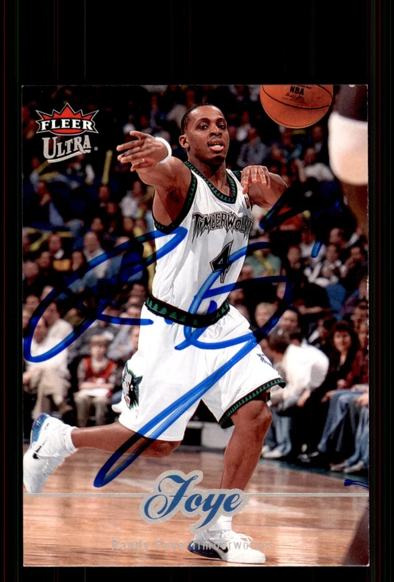 Signed Basketball Card Auto Randy Foye 2007-08 Ultra #109 Minnesota Timberwolves