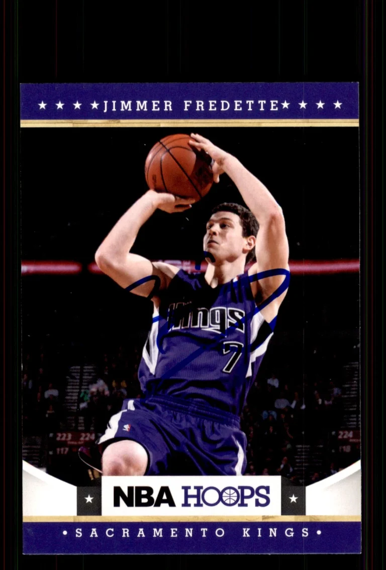 Signed Basketball Card Auto Jimmer Fredette 2012-13 Hoops #231 Sacramento Kings