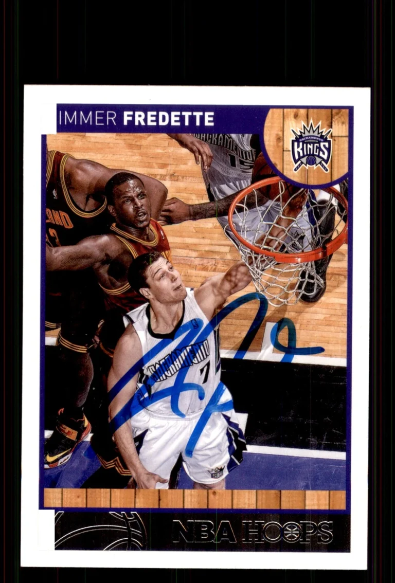 Signed Basketball Card Auto Jimmer Fredette 2013-14 Hoops #120 Sacramento Kings