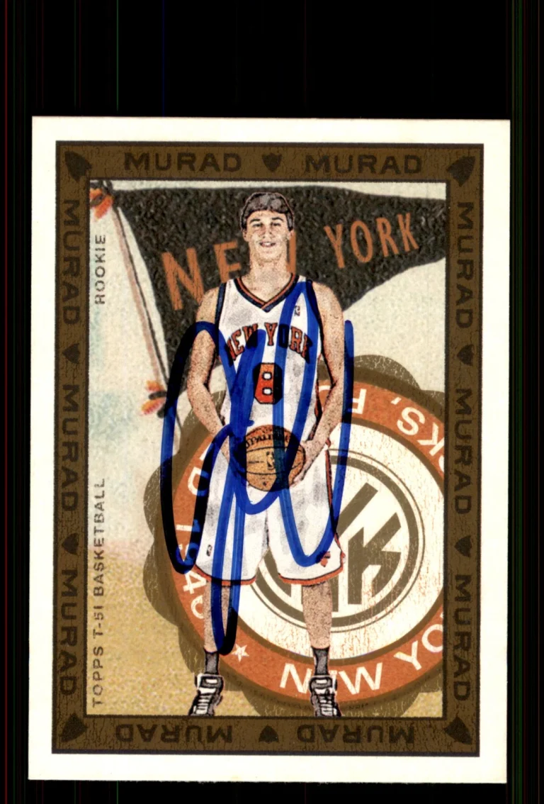 Signed Basketball Card Auto Danilo Gallinari 2008-09 Topps T-51 Murad #176