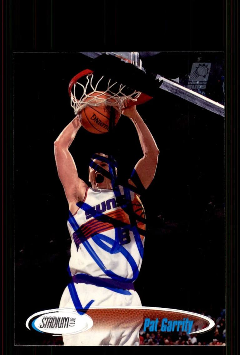 Signed Basketball Card Auto Pat Garrity 1998-99 Stadium Club #210 Phoenix Suns
