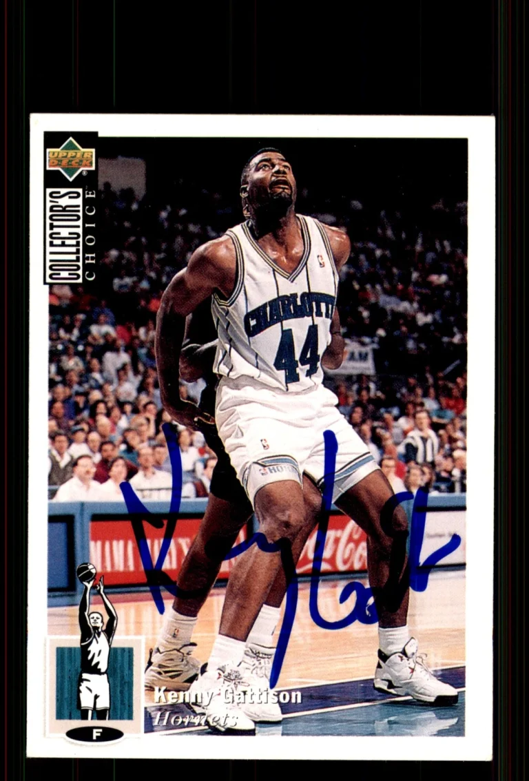 Signed Basketball Card Auto Kenny Gattison 1994-95 Collector's Choice #160