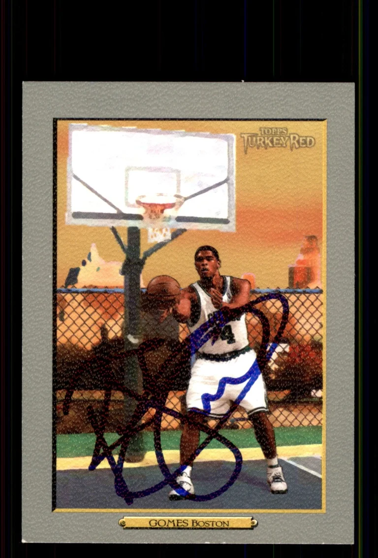Signed Basketball Card Auto Ryan Gomes 2006-07 Topps Turkey Red #172 Celtics