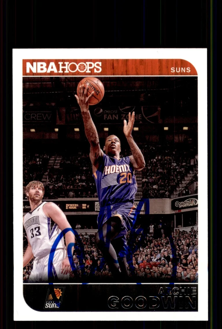 Signed Basketball Card Auto Archie Goodwin 2014-15 Hoops #244 Phoenix Suns
