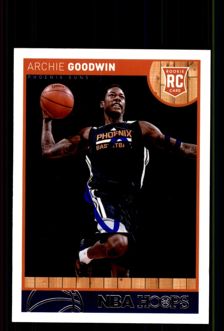 Signed Basketball Card Auto Archie Goodwin 2013-14 Hoops #288 Phoenix Suns