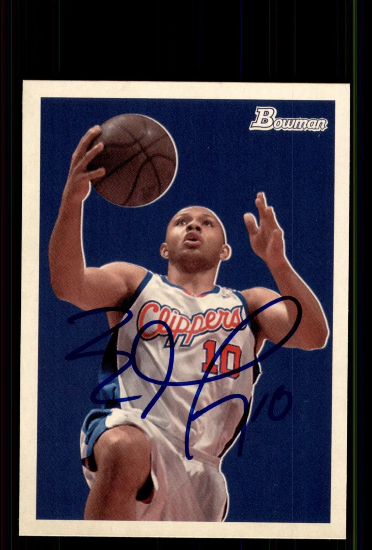 Signed Basketball Card Auto Eric Gordon 2009-10 Bowman 48 #32 Clippers