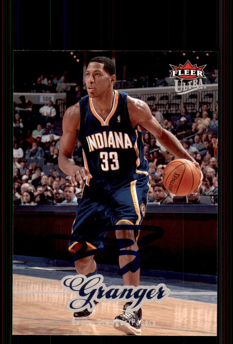 Signed Basketball Card Auto Danny Granger 2007-08 Ultra #69 Indiana Pacers