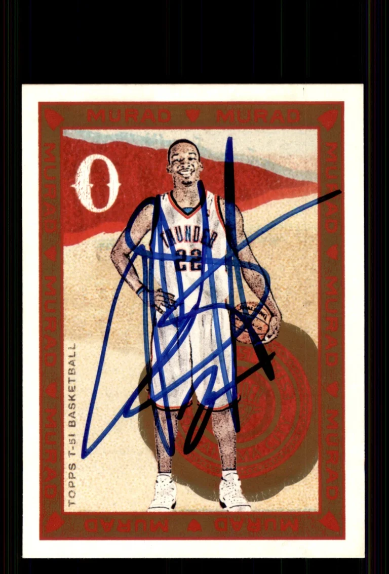 Signed Basketball Card Auto Jeff Green 2008-09 Topps T-51 Murad #101 Thunder
