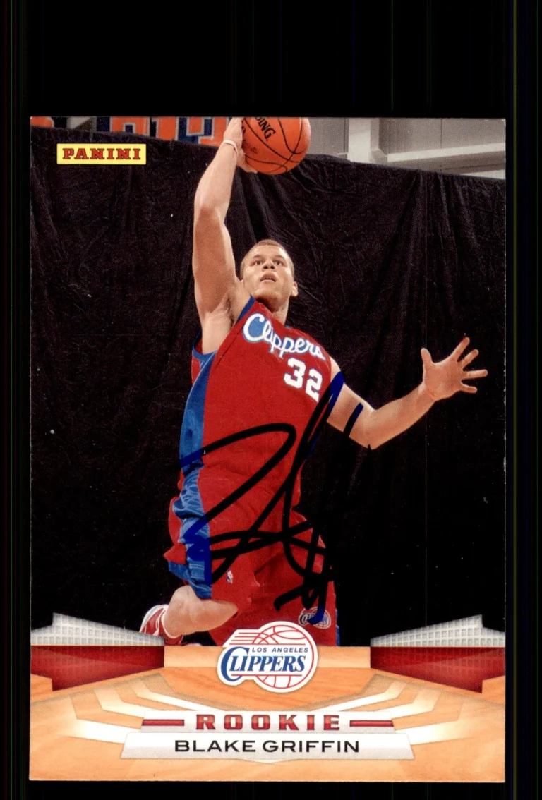 Signed Basketball Card Auto Blake Griffin 2009-10 Panini #351 Clippers