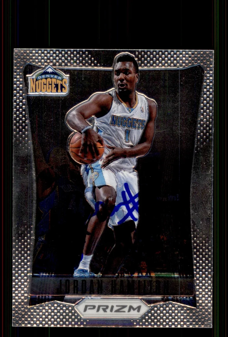Signed Basketball Card Auto Jordan Hamilton 2012-13 Panini Prizm #211 Nuggets