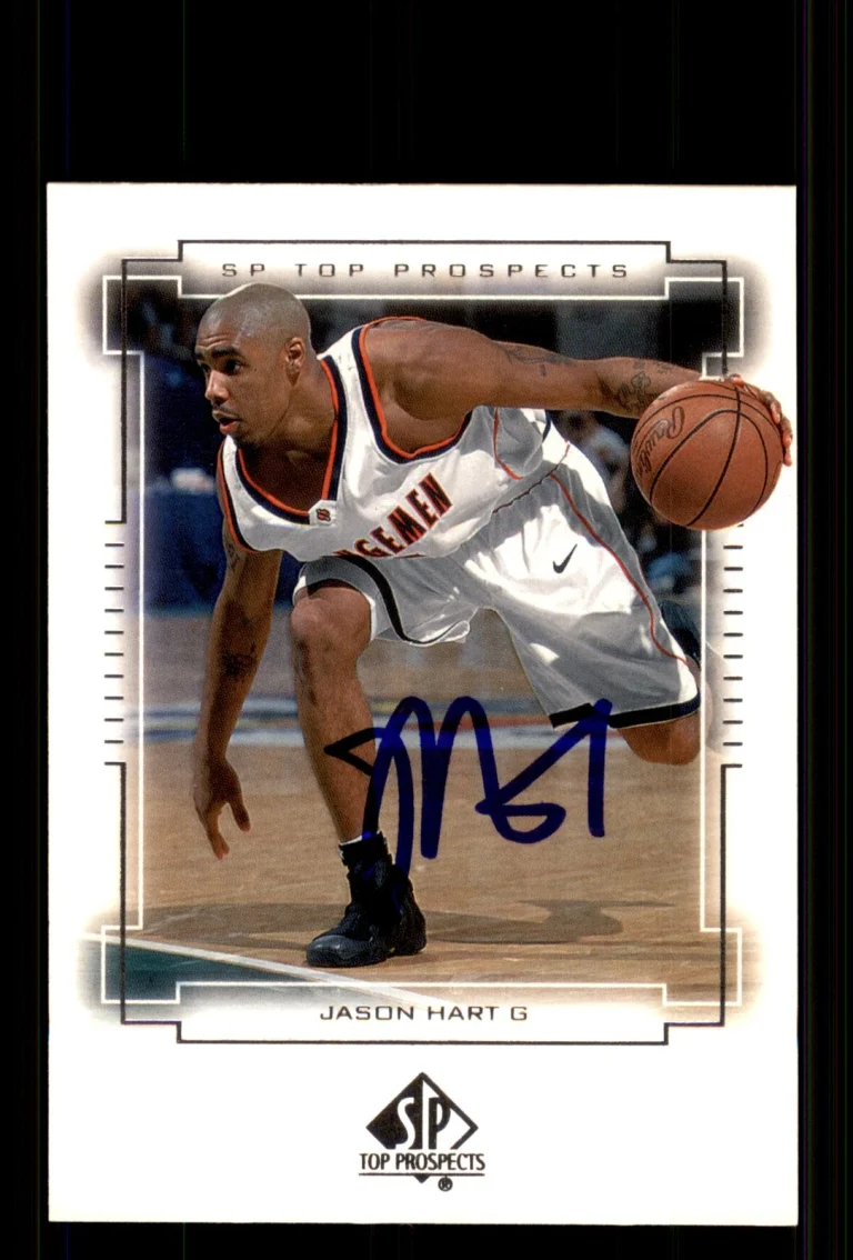 Signed Basketball Card Auto Jason Hart 2000 SP Top Prospects #37 Syracuse